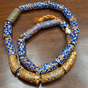 Milleflori glass bead necklace